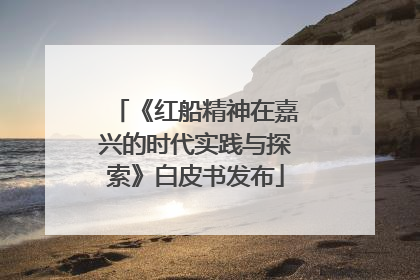 《红船精神在嘉兴的时代实践与探索》白皮书发布