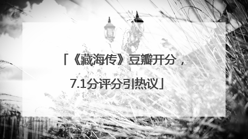 《藏海传》豆瓣开分，7.1分评分引热议