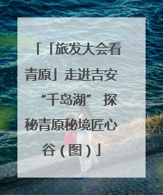 「旅发大会看青原」走进吉安“千岛湖” 探秘青原秘境匠心谷（图）