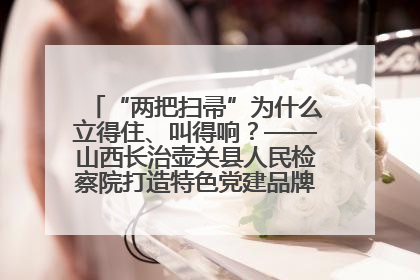 “两把扫帚”为什么立得住、叫得响？——山西长治壶关县人民检察院打造特色党建品牌激活发展动能