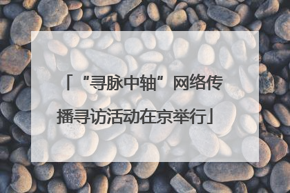 “寻脉中轴”网络传播寻访活动在京举行