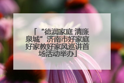 “德润家庭 清廉泉城”济南市好家庭好家教好家风巡讲首场活动举办
