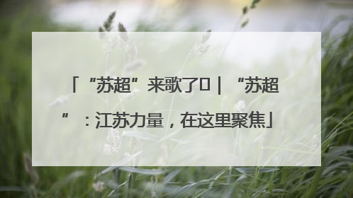 “苏超”来歌了⑪｜“苏超”：江苏力量，在这里聚焦