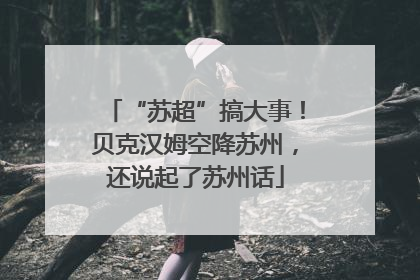 “苏超”搞大事！贝克汉姆空降苏州，还说起了苏州话