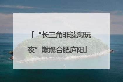 “长三角非遗淘玩夜”燃爆合肥庐阳