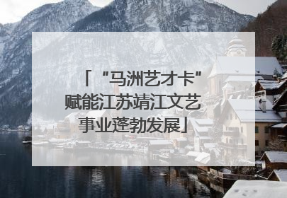 “马洲艺才卡”赋能江苏靖江文艺事业蓬勃发展