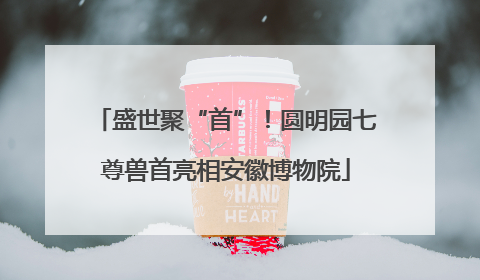 盛世聚“首”！圆明园七尊兽首亮相安徽博物院
