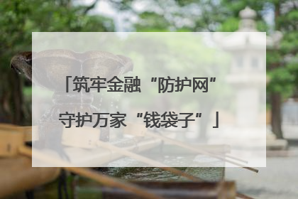 筑牢金融“防护网” 守护万家“钱袋子”