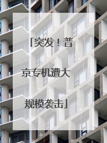 突发！普京专机遭大规模袭击