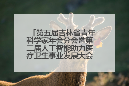 第五届吉林省青年科学家年会分会暨第二届人工智能助力医疗卫生事业发展大会在长春召开