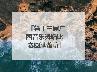第十三届广西音乐舞蹈比赛圆满落幕