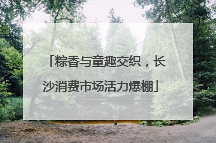 粽香与童趣交织，长沙消费市场活力爆棚