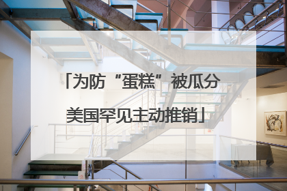 为防“蛋糕”被瓜分 美国罕见主动推销