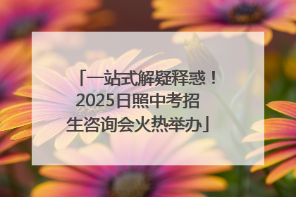 一站式解疑释惑！2025日照中考招生咨询会火热举办