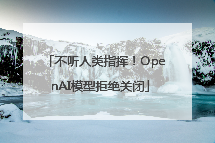 不听人类指挥！OpenAI模型拒绝关闭