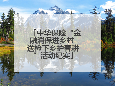 中华保险“金融消保进乡村 送检下乡护春耕”活动纪实