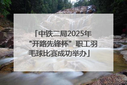 中铁二局2025年“开路先锋杯”职工羽毛球比赛成功举办