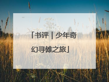 书评｜少年奇幻寻傩之旅
