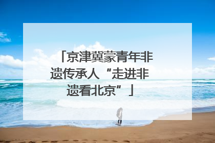 京津冀蒙青年非遗传承人“走进非遗看北京”