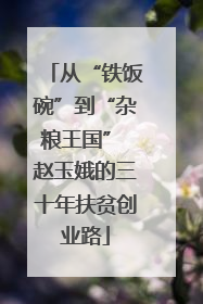 从“铁饭碗”到“杂粮王国” 赵玉娥的三十年扶贫创业路