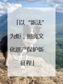 以“新法”为炬，照亮文化遗产保护新征程