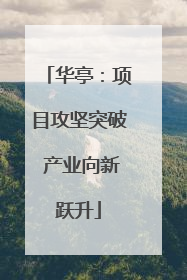 华亭：项目攻坚突破 产业向新跃升