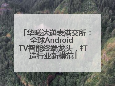 华曦达递表港交所：全球Android TV智能终端龙头，打造行业新模范