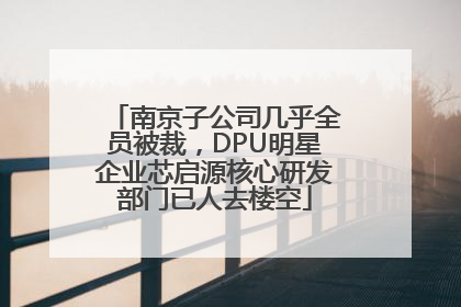 南京子公司几乎全员被裁，DPU明星企业芯启源核心研发部门已人去楼空