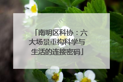 南明区科协：六大场景重构科学与生活的连接密码
