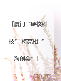 厦门“硬核科技” 将亮相“海创会”