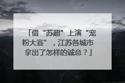 借“苏超”上演“宠粉大赛”，江苏各城市拿出了怎样的诚意？