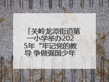 关岭龙潭街道第一小学举办2025年“牢记党的教导 争做强国少年”“六一”文艺汇演活动