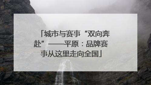 城市与赛事“双向奔赴”——平原：品牌赛事从这里走向全国