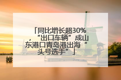 同比增长超30%，“出口车辆”成山东港口青岛港出海“头号选手”