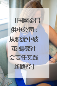 国网金昌供电公司：从积淀中破茧 蝶变社会责任实践新路径