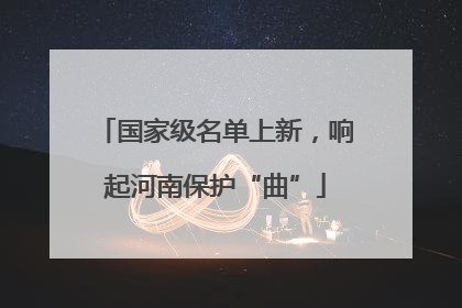 国家级名单上新，响起河南保护“曲”