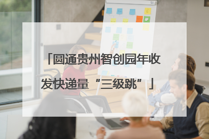 圆通贵州智创园年收发快递量“三级跳”