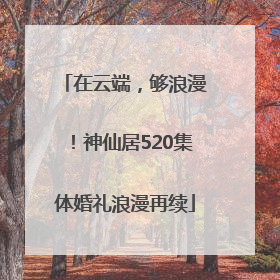 在云端，够浪漫！神仙居520集体婚礼浪漫再续