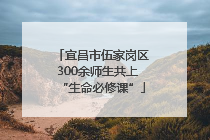 宜昌市伍家岗区300余师生共上“生命必修课”