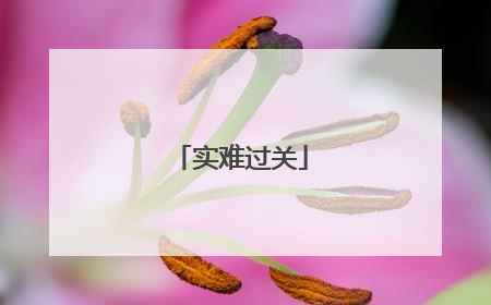 实难过关