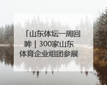 山东体坛一周回眸｜300家山东体育企业组团参展中国体博会