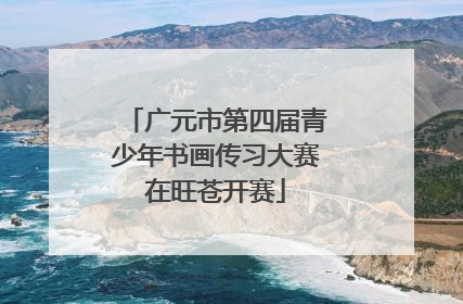 广元市第四届青少年书画传习大赛在旺苍开赛