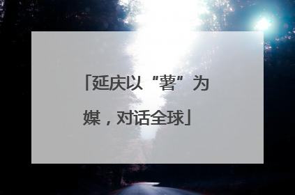 延庆以“薯”为媒，对话全球