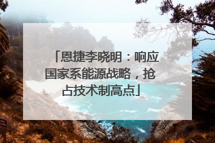 恩捷李晓明：响应国家系能源战略，抢占技术制高点