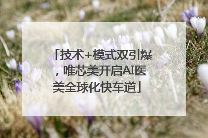 技术+模式双引爆，唯芯美开启AI医美全球化快车道