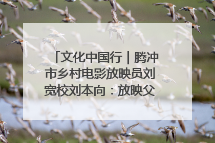 文化中国行｜腾冲市乡村电影放映员刘宽校刘本向：放映父子兵 接力光影梦