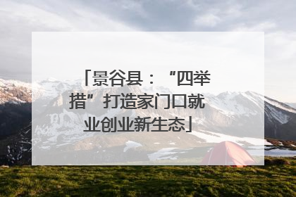 景谷县：“四举措”打造家门口就业创业新生态