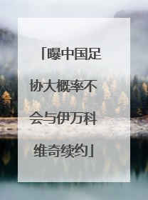 曝中国足协大概率不会与伊万科维奇续约