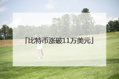 比特币涨破11万美元