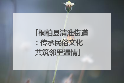 桐柏县清淮街道：传承民俗文化 共筑邻里温情
